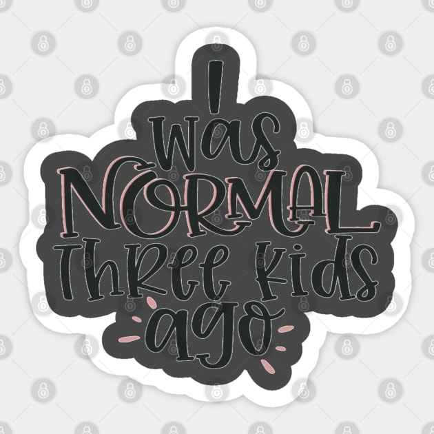 3 Kids Sticker by whantz1165